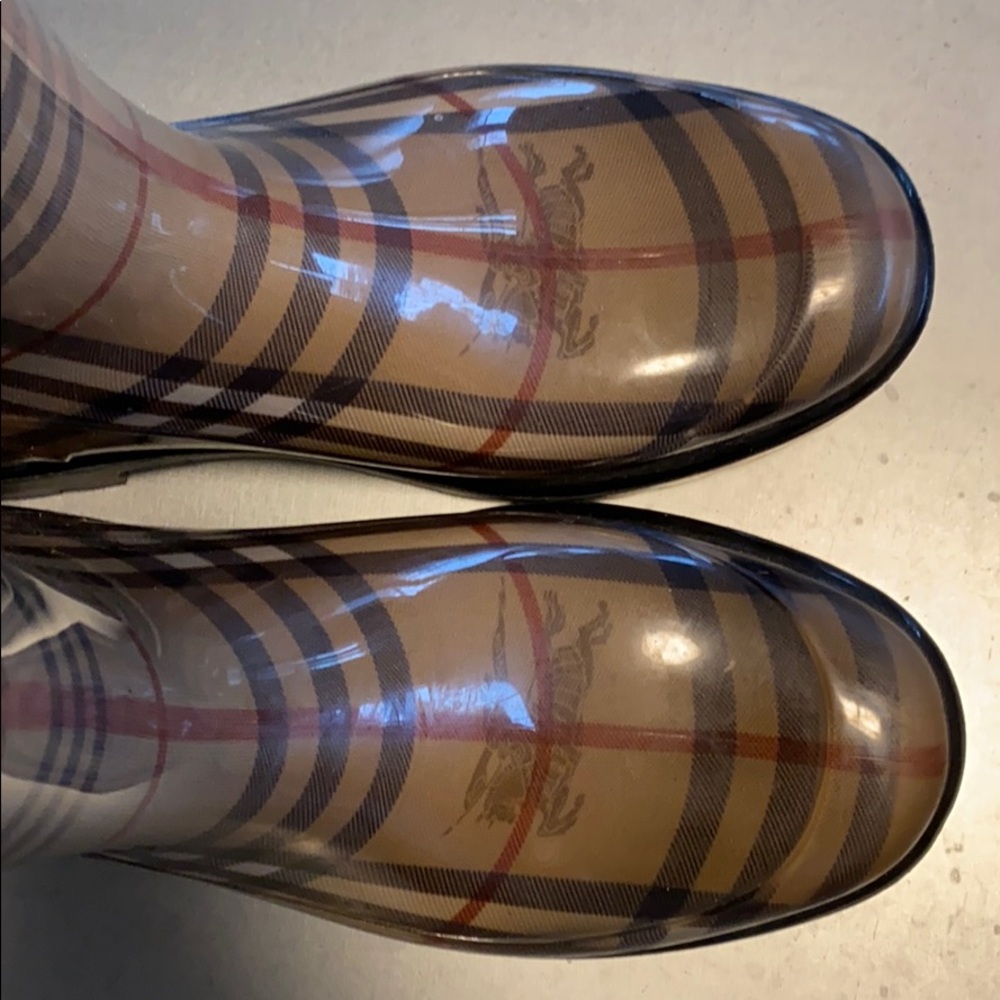 Burberry Nova Check Rain Boots - Picture 4 of 4
